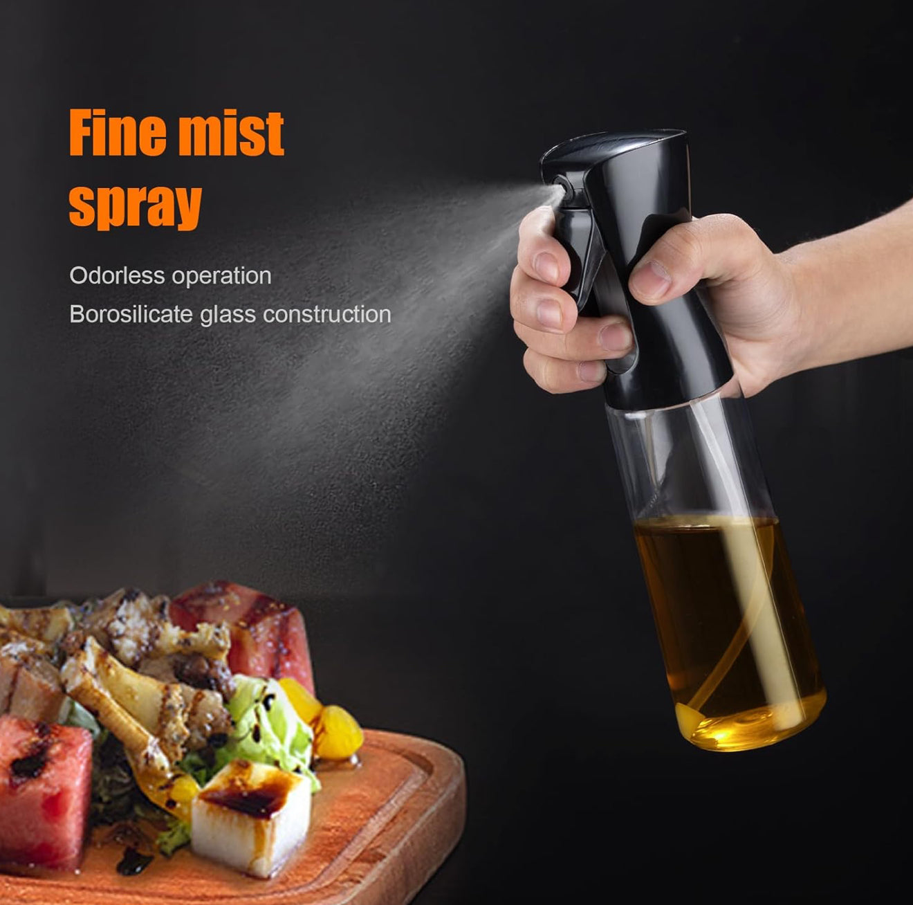 Edible Oil Spray Bottle | Healthy Cooking Oil Sprayer