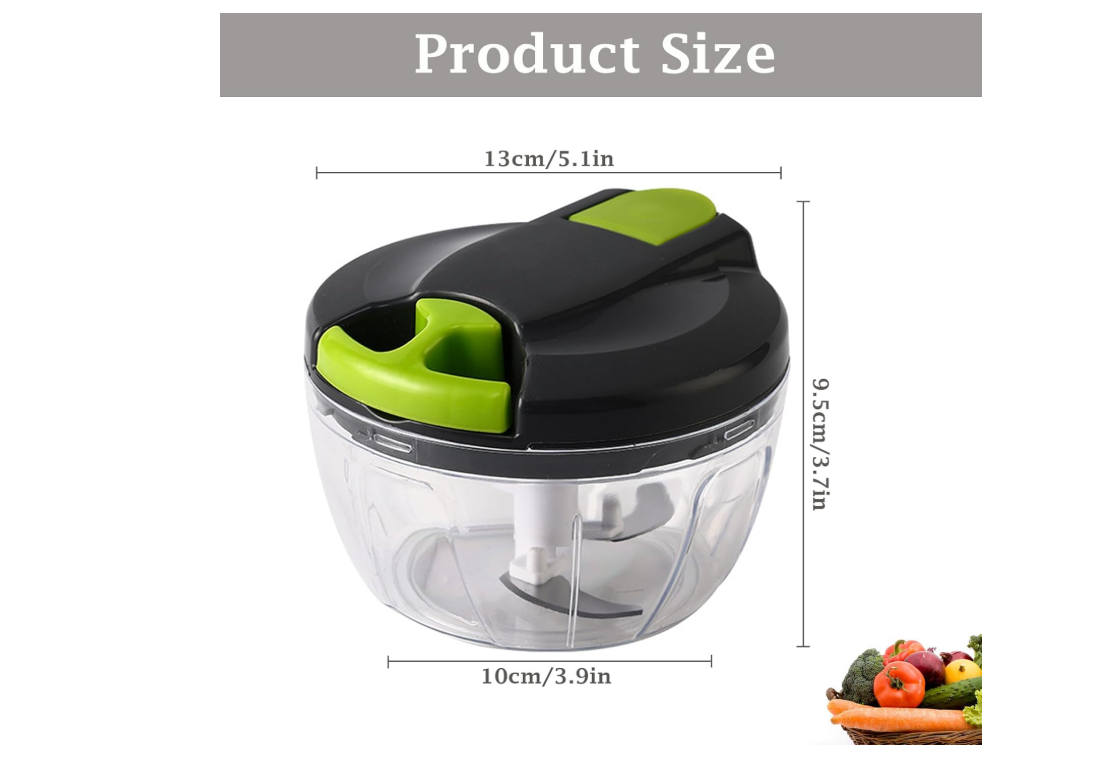 Manual Food Chopper | Quick & Easy Kitchen Tool