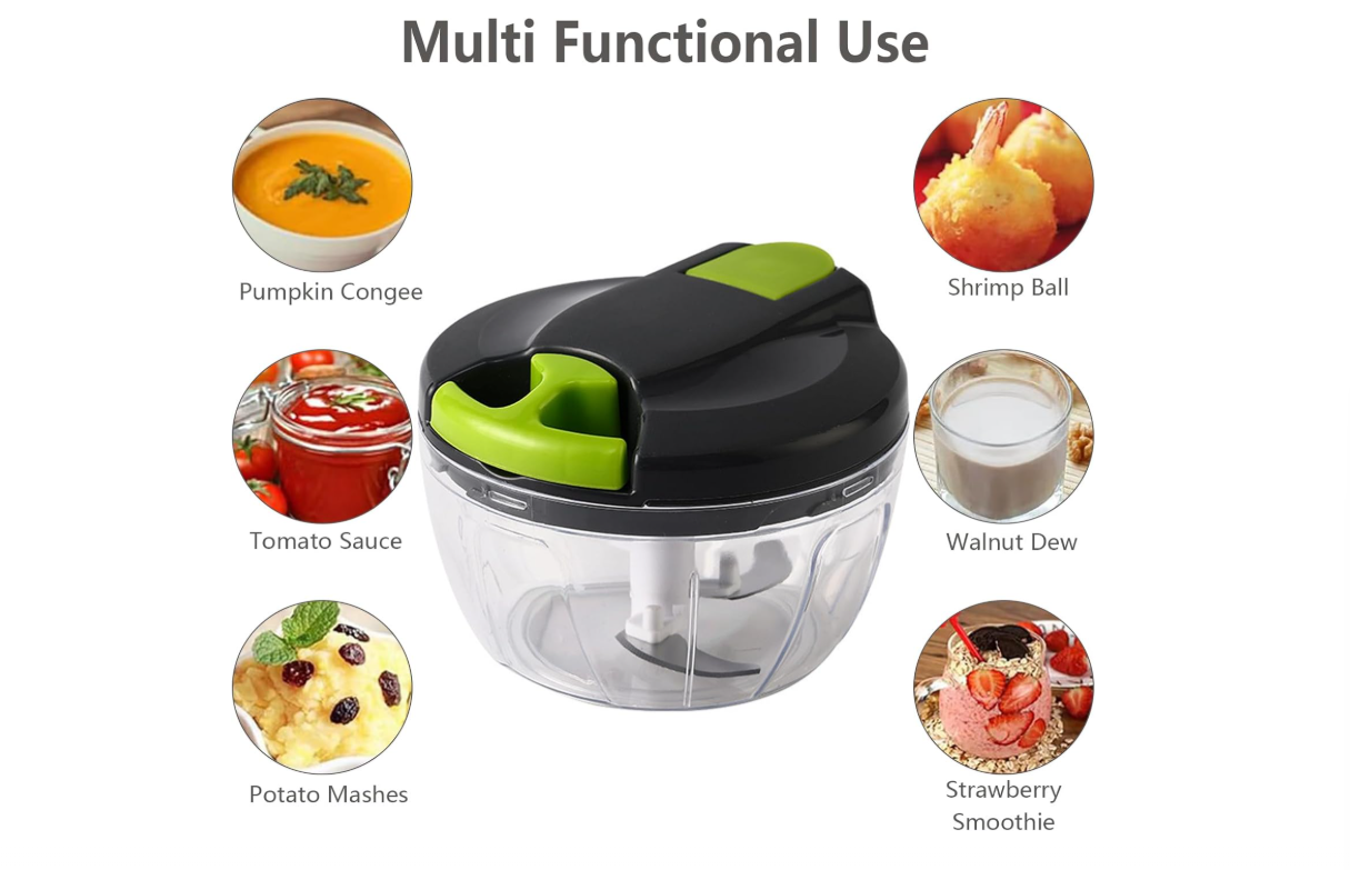 Manual Food Chopper | Quick & Easy Kitchen Tool