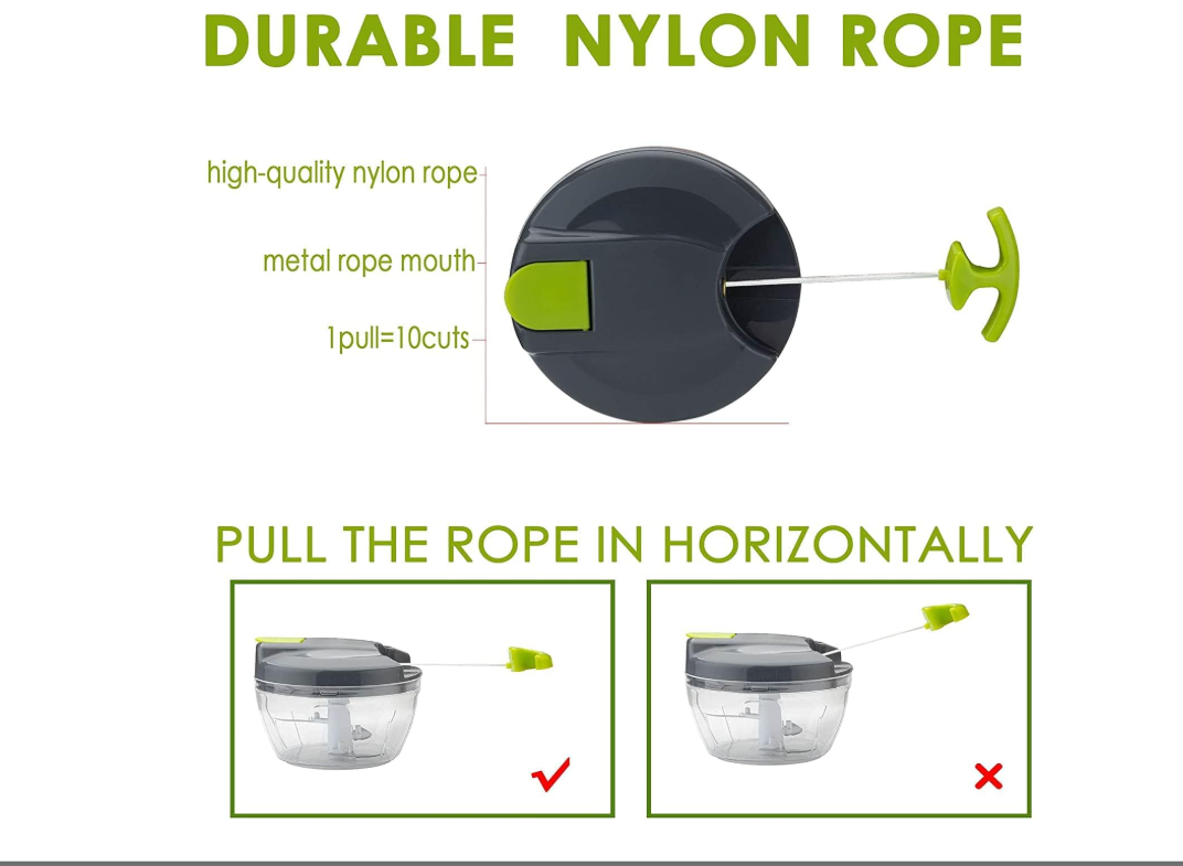 Manual Food Chopper | Quick & Easy Kitchen Tool